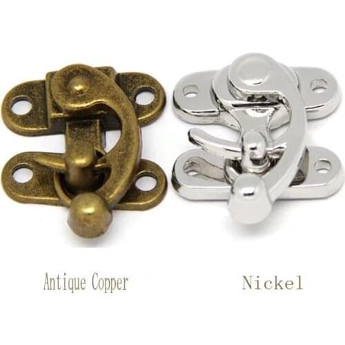 28 x 34 mm Turn Lock Purse Fastener Latch Renaissance Hardware