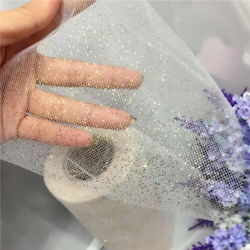 15cmx25y Glitter Shiny Organza Roll Wedding Decoration Table Runner Crystal Organza Roll Birthday Wedding Party Favors Supplies