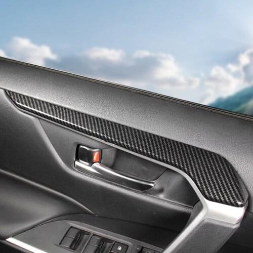 For Toyota RAV4 RAV 4 XA50 2019 2020 2021 Inner Door Handles Frame Strip Decoration Cover Trim
