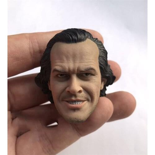 In Stock For Sale 1/6th Jack Nicholson Male Head Sculpture For Usual 12inch Doll Action Figure