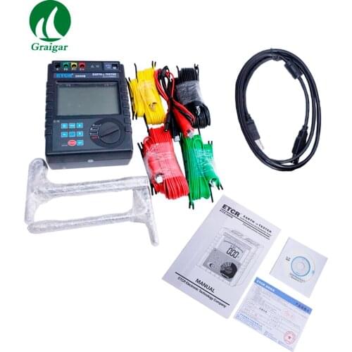 HOT SALE ! ETCR3000B Earth Resistance Soil Resistivity Tester Earth Voltage AC Voltage Tester