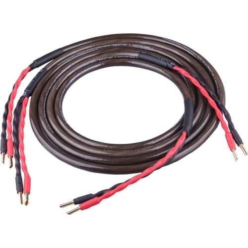 Move on audio fever level speaker cable 6N oxygen free copper hifi banana head speaker power amplifier connection cable