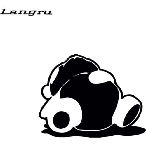 Langru Panda Vinyl Decal Extreme Sports Truck Car Styling Window Drift Sticker Outdoor Cool Racing Jdm