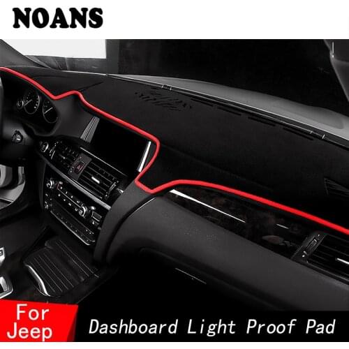 NOANS For JEEP Grand Cherokee WK2 Compass MK49 Patriot Dashmat Dashboard Cover Sun Shade Car Styling Accessories