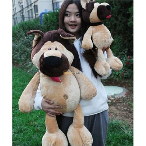 Fancytrader New 1 pc 31'' / 80cm Funny Plush Soft Stuffed Giant Cute German Shepherd Dog Toy, Great Gift, Free Shipping FT50767