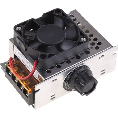 AC 220V 4000W SCR Variable Voltage Regulator Motor Speed Control Controller Fan