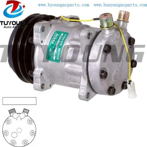 SD7H15 Car a/c Compressor FOR-VOLVO VI 11104512 11007857 VOE11104512 132mm A2 24V