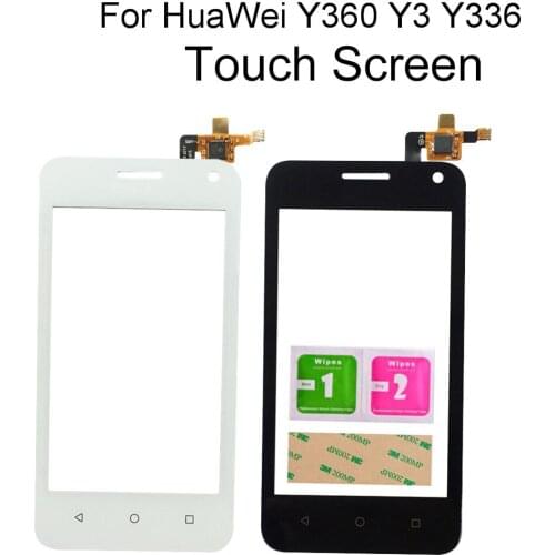 Touch Screen for Huawei Ascend Y360 Y336 Y3 Y336-U02 Digitizer Touch Panel Front Glass Lens Sensor Repair Tools 3M Glue