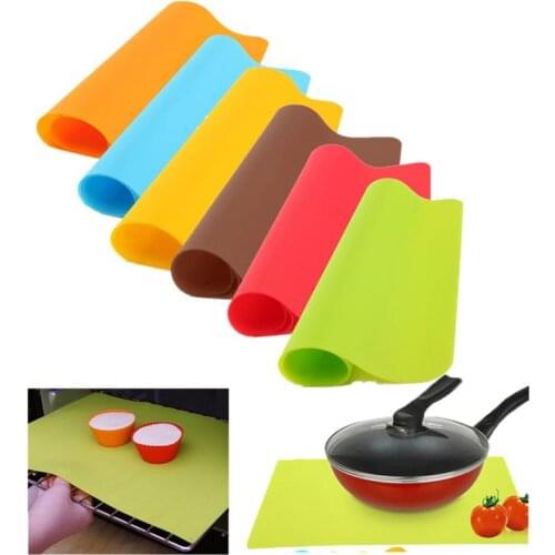 Silicone Mat Baking Liner Oven Mat Heat Insulation Pad Dough Maker Pastry Kneading Rolling Dough Pad Kitchen Accessories 40x30cm