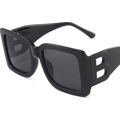 New Square Sunglasses Women Fashion Vintage Shades Men Brand Design Luxury Sun Glasses UV400 oversized eyewear