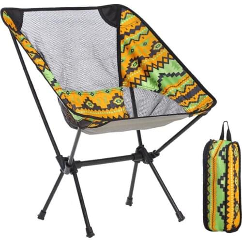Travel Ultralight Folding Chair Superhard High Load Outdoor Camping Chair Portable Beach Hiking Picnic Seat Fishing Tools Chair