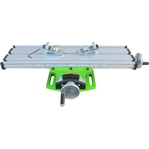 Milling Machine Vise Mini Compound Bench Bracket Miniature Aluminium Alloy Multi-purpose Cross-slide Table Carriage Adjustable