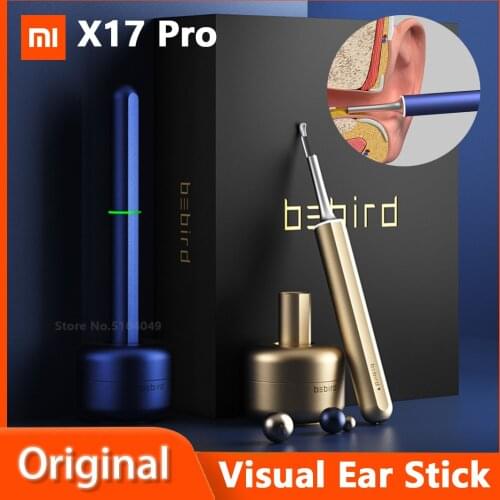 Xiaomi Mijia Bebird X17 Pro Smart Visual Ear Stick 300W Mini Camera Otoscope Borescope In-Ear Cleaning Endoscope Ear Picker Too