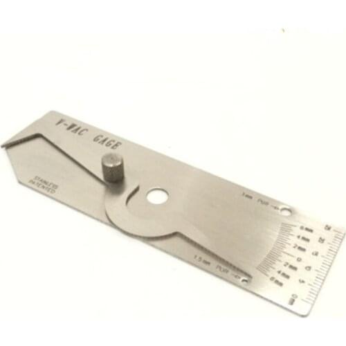 V-WAC Biting Edge Welding Gauge ruler Welder Welding Inspect Metric Single Weld Gage