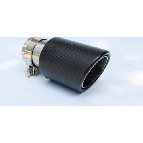 Edge curl Style Carbon fiber Exhaust head tail pipe Fit For BMW M1 M2 M3 M4 M5 M6