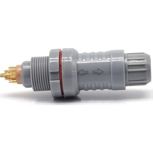 High Quality 2 3 4 5 8 10 12 16 19 26 Pin Seal Type Receptacle Plug Male Female Medical Round Self Locking Push Pull Connector