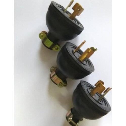 Gasoline generator diesel engine parts 2/3kw5/6.5/8kw three-hole copper anti-falling and anti-loose plug socket