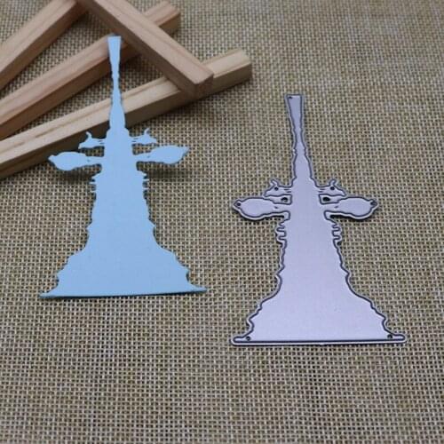 2021 Reflection Metal Cutting Dies Old Man and Dog Diy Scrapbooking Photo Album Decorative Embossing Paper Card Crafts Die