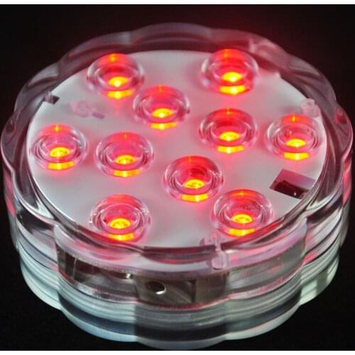 4 Pieces / Lot Underwater led Battery Lights Wedding Decoration Mini LED Sumergible LED Lights