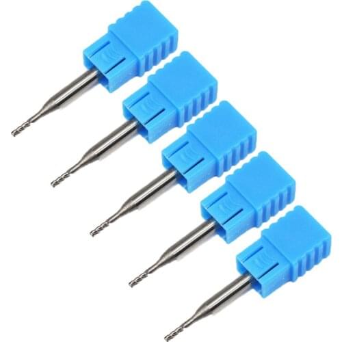 5PCS 1.5mm Aluminum Milling Cutter ENDMILL D1.5X4LXD4X50L 3 Flute Aluminium End Mill Cutter Extended Milling Router Bit Cutters