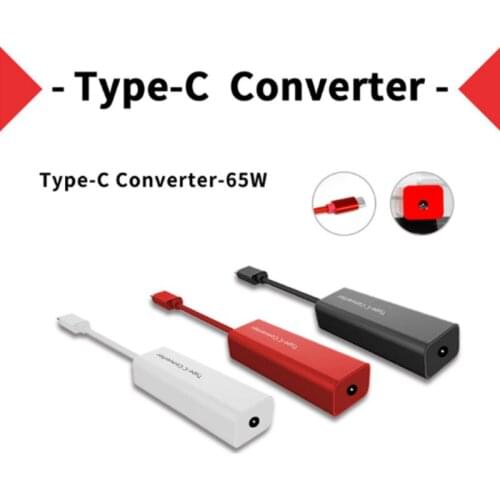 65W USB Type C Dc Power Converter Adapter 5.5X2.5mm Female to USB C Laptop Phone Adapter for Macbook Asus Hp Lenovo Notebooks