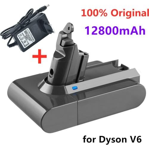 100% Original 21.6V 12800mAh Li-ion Battery for Dyson V6 DC58 DC59 DC62 DC74 SV09 SV07 SV03 965874-02 Vacuum Cleaner Battery L30