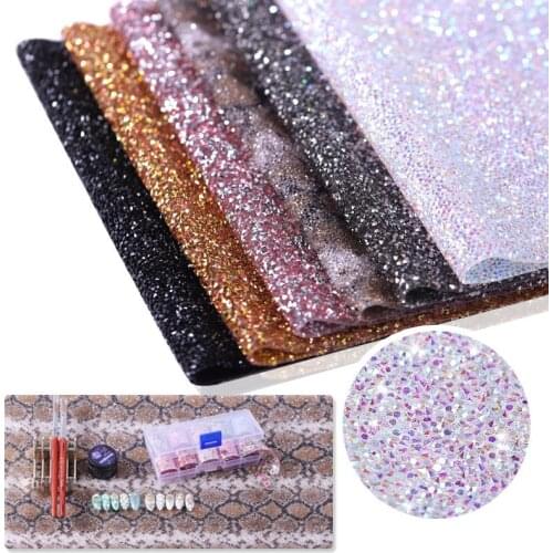 Diamond Nail Art Table Mat Salon Practice Cushion Glitter Pad Pillow Hand Holder Foldable Scrub Hand Rest Manicure Tools