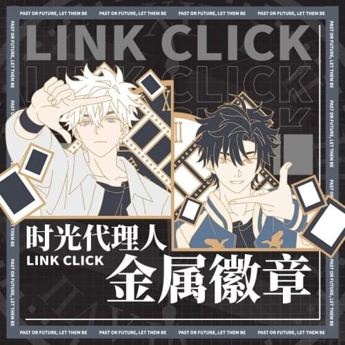 Anime Shiguang Daili Ren Cheng Xiaoshi Lu Guang Acrylic Keychain Stand Model Metal Badge Brooch Pin Bag Itabag Keyring Cosplay