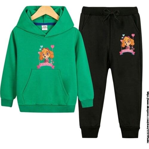 Kids Clothing Paw Patrol Casual Boys Cartoon Sports T-shirt Pants 2pcs/Set Infant Outfit Kid Child Toddler Tracksuits