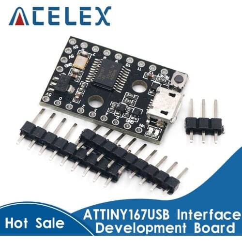 Digispark Pro kickstarter development board use Micro ATTINY167 module usb