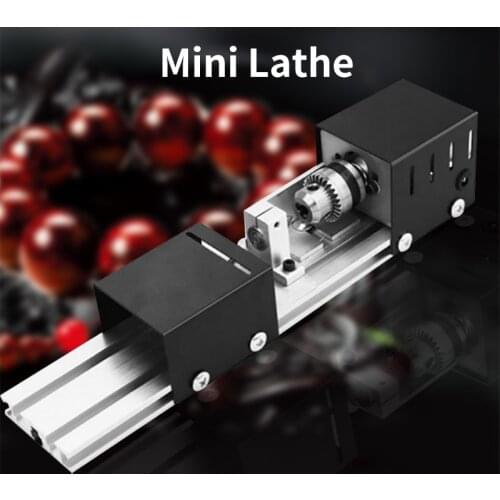 DIY Lathe Polishing Drill Rotary Tool Polishing Ball Lathe Drilling Tool Set Mini Buddha Ball Machine Micro Lathe