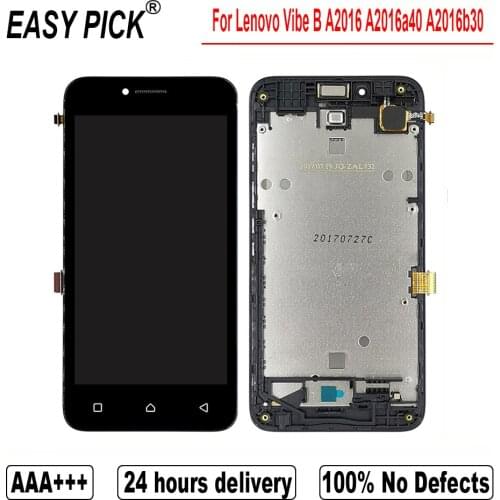 For Lenovo Vibe B A2016 A2016a40 A2016b30 LCD Display Touch Screen Digitizer Assembly For Lenovo A Plus A1010a20