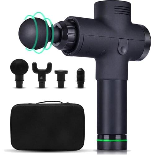Fascia Gun Muscle Massage Gun Deep Tissue Massage Gun Massageadora Fitness Percussion Body Massager Electric Pain Relie