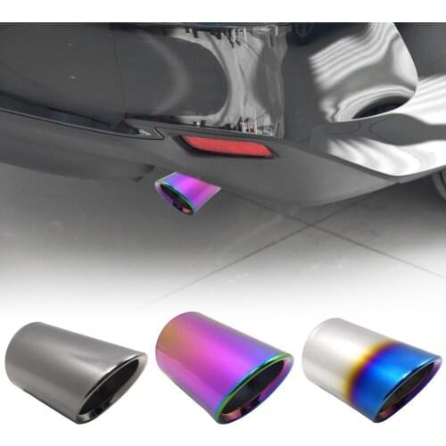 50% Hot Sales Exhaust Muffler Professional Anti-scratch Stainless Steel 8.2cm Diameter 3 Color Tail Throat Muffler for Camry 8th