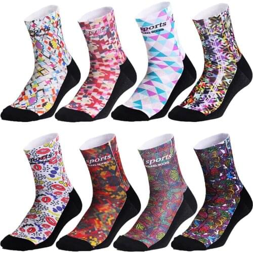 KoKossi Professional Fitness Cycling Sports Socks Soft Breathable Wear-Resistant Non-deformation Mountaineering Running Riding