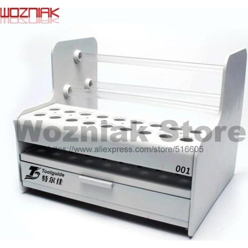 Mainframe parts storage box mobile phone maintenance Component box screwdriver tweezers tool box Maintenance accessories rack