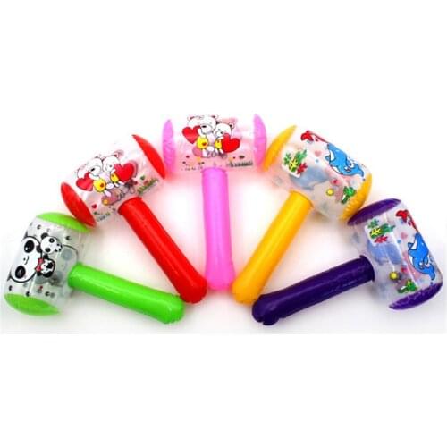 Inflatable Hammer With Bell Air Hammer Baby Toy Kids Toys Party Favors Inflatable Toy Pool Beach Toy M89C