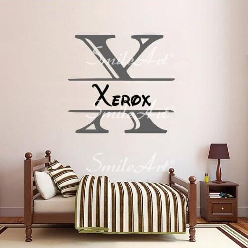 NEW 2 Color Custom Name Decal Removable Vinyl Mural Poster For Kids Rooms Decoration Sticker Mural