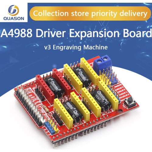 New cnc shield v3 engraving machine / 3D Printer / A4988 driver expansion board for Arduino