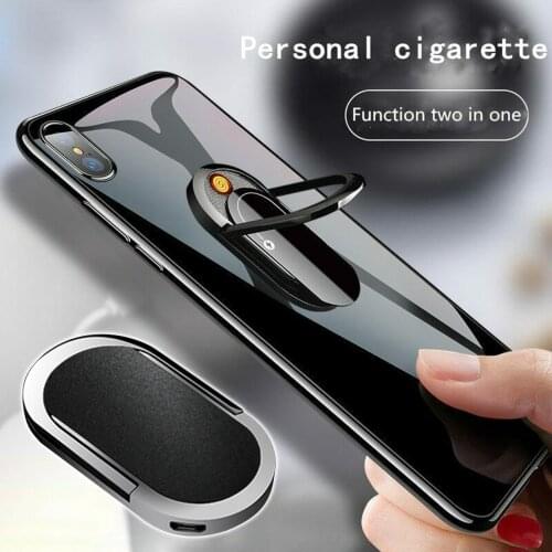Creative Multi Function USB Charging Lighter Mobile Phone Bracket Accessories