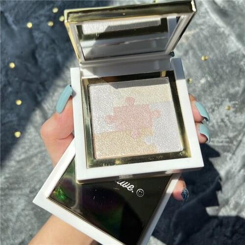 Illuminator Highlighter Palette Bronzer Powder Makeup Shimmer Contour Palette Brighten Highlight Eyeshadow Face Blush Cosmetic