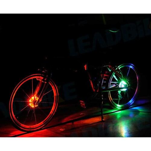 Hot Motorcycle Cycling Bicycle Bike Wheel Signal Tire Spoke Light Changes Cool Wheel Signal Bike Accessories