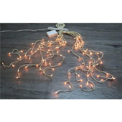 Christmas window layout light string scene layout curtain light string 100-160 warm white and color Christmas lights