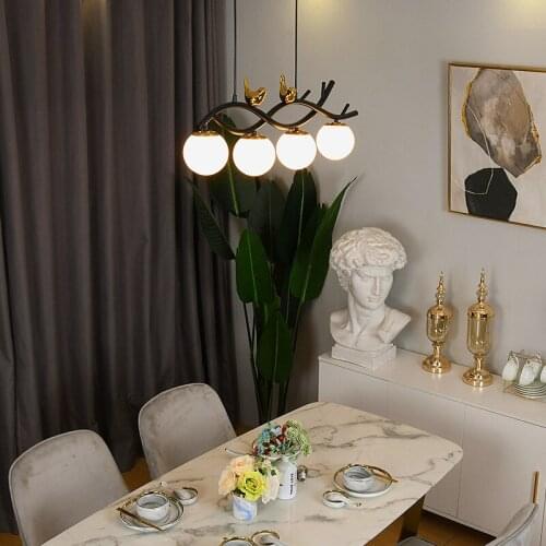 Nordic europe led stone lustre suspension e27 pendant light luminaire hang home lighting led wall moon lamp dining rooom