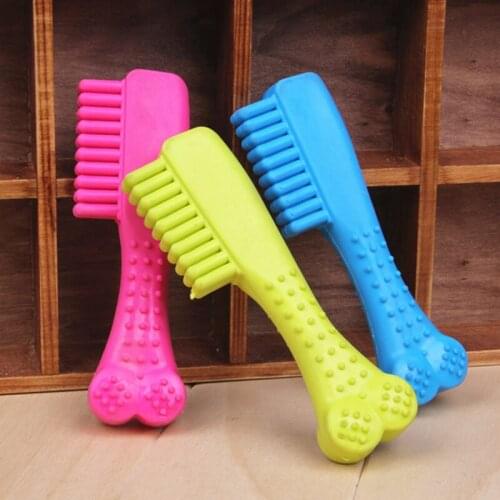 Pet supplies tpr brush shape chew molar dog toy pet toy,Q162
