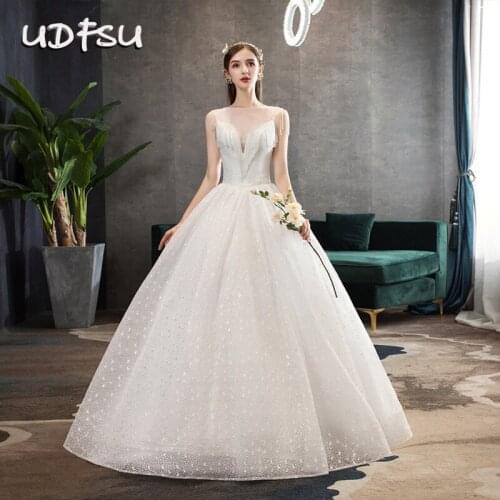 UDFSU V-neck Wedding Dresses