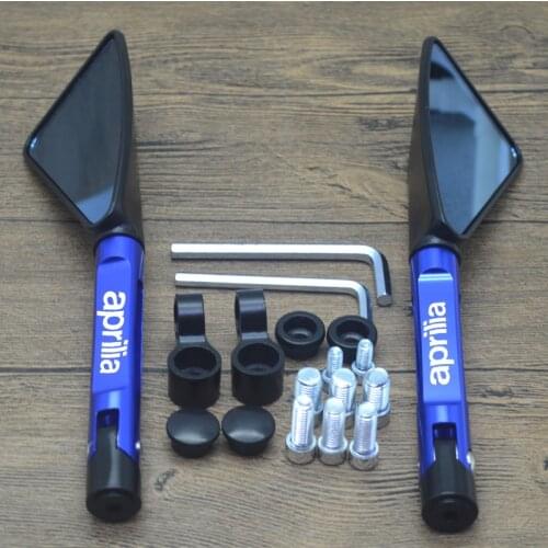 Universal Motorcycle mirror CNC side Rearview for Aprilia STX Cafe 150 TREEA APR150-5A APR125-3 SR MAX300