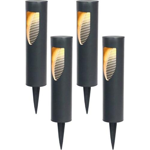 Solar Garden Light Waterproof LED Post Lawn Lamp Solar Pillar Light Outdoor Courtyard Patio Villa Landscape Pathway Bollard Lamp