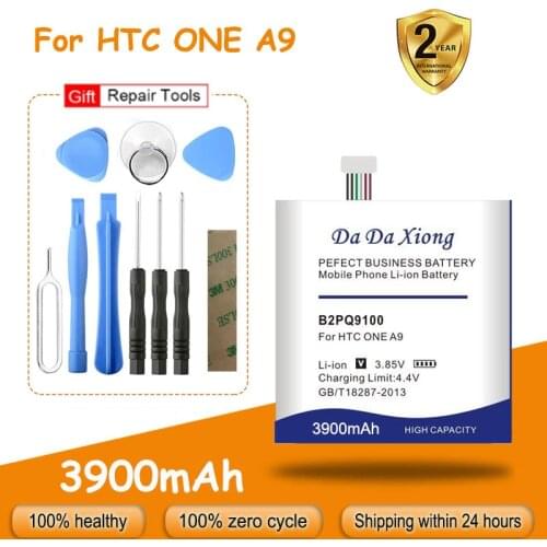 High Quality 3800mAh B2PQ9100 Lithium-ion Battery for HTC One A9 Battery A9U A9T A9W A9D+ Ftee tools