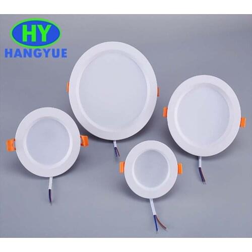 HY High Quality LED Downlight 5W 9W 12W 18W Round Recessed Lamp 220V 230V 240V Led Bulb Bedroom Kitchen Indoor LED Spot Lighting